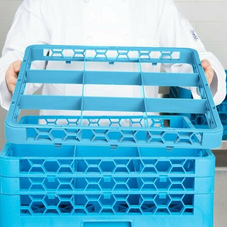 CARLISLE FOODSERVICE RE914 OptiClean 9 Compartment Glass Rack Extender 271RE9